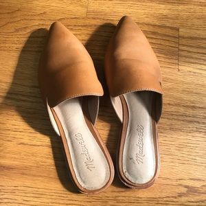 Madewell Gemma Mules English Saddle Size 6.5